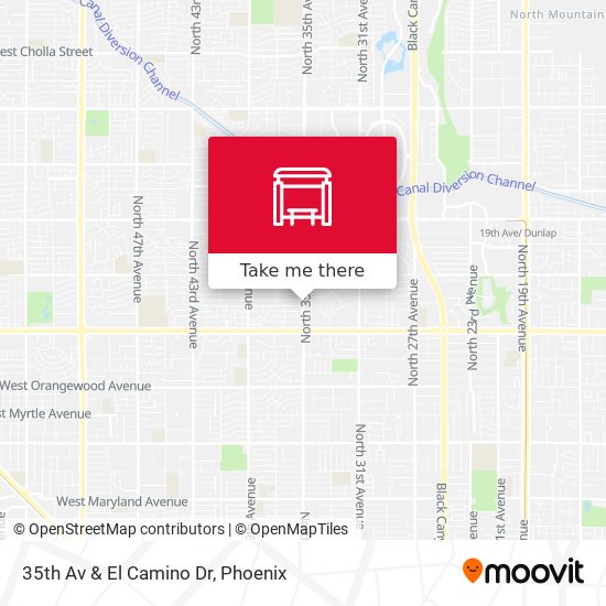 35th Av & El Camino Dr map