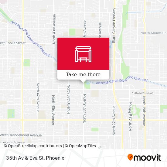 Mapa de 35th Av & Eva St