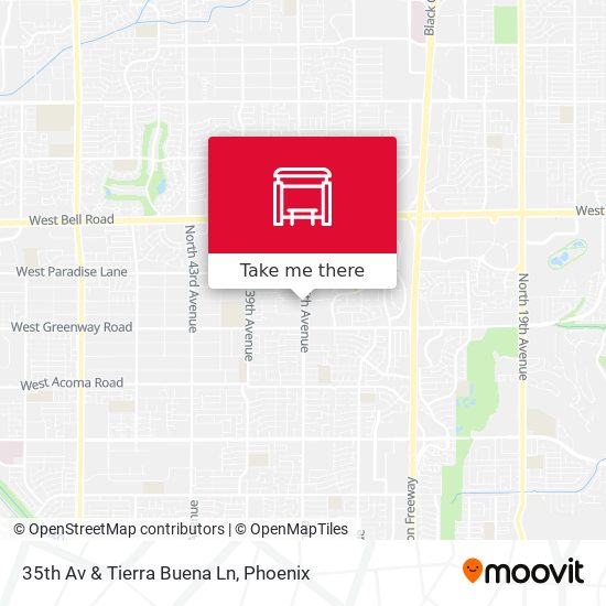 Mapa de 35th Av & Tierra Buena Ln