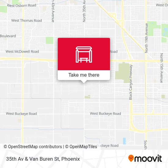 35th Av & Van Buren St map