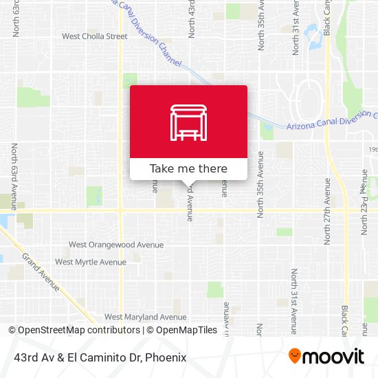 43rd Av & El Caminito Dr map
