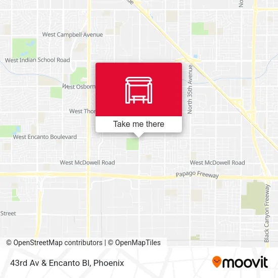 43rd Av & Encanto Bl map