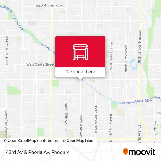 Mapa de 43rd Av & Peoria Av