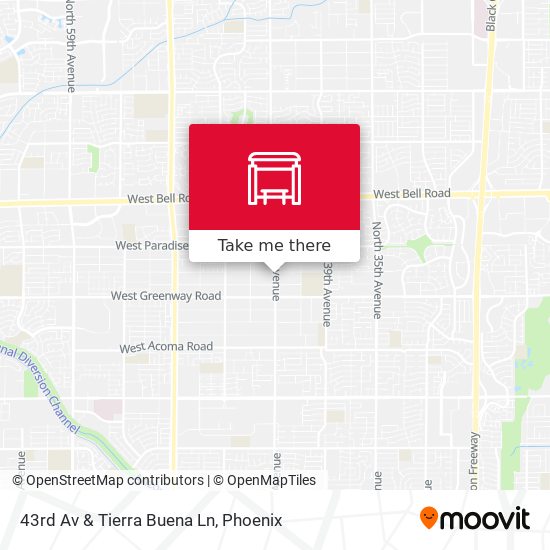 43rd Av & Tierra Buena Ln map