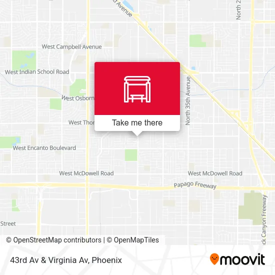 43rd Av & Virginia Av map