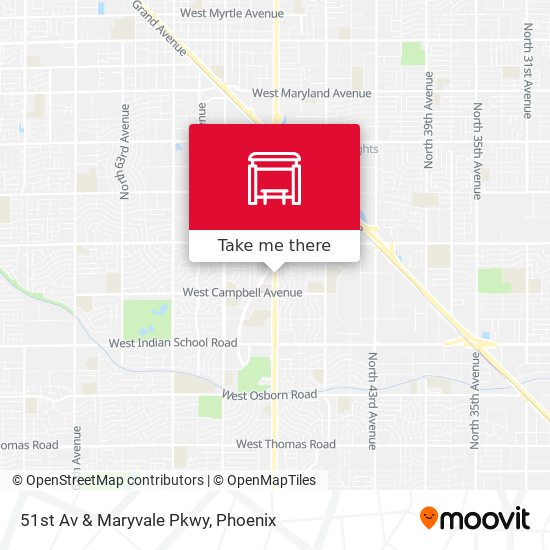 51st Av & Maryvale Pkwy map