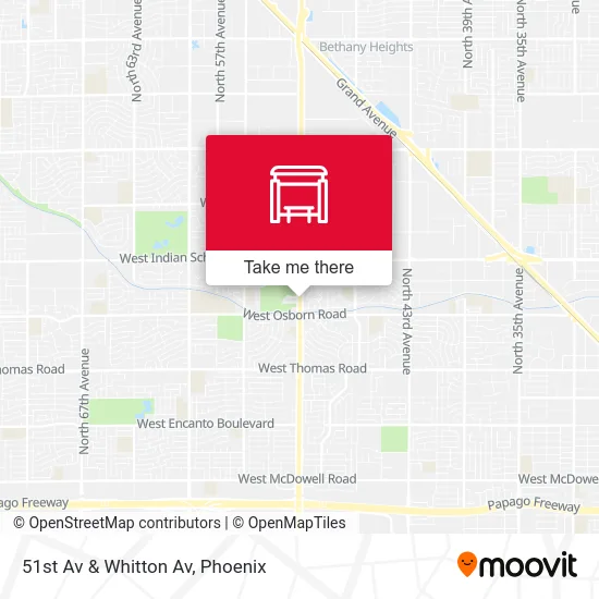 51st Av & Whitton Av map