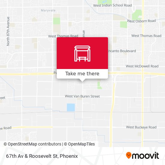 67th Av & Roosevelt St map