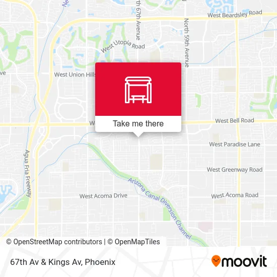 67th Av & Kings Av map