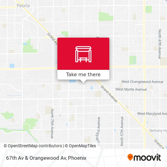 Mapa de 67th Av & Orangewood Av