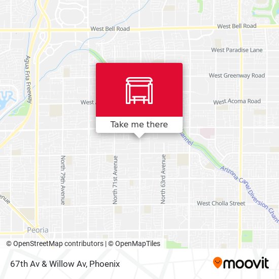 Mapa de 67th Av & Willow Av