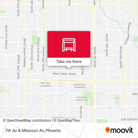 7th Av & Missouri Av map