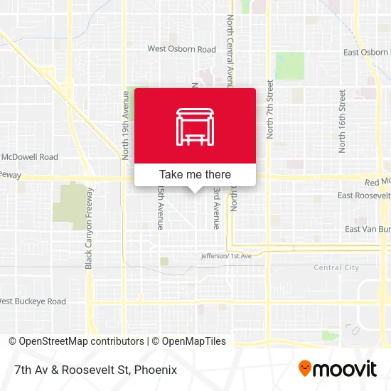 Mapa de 7th Av & Roosevelt St
