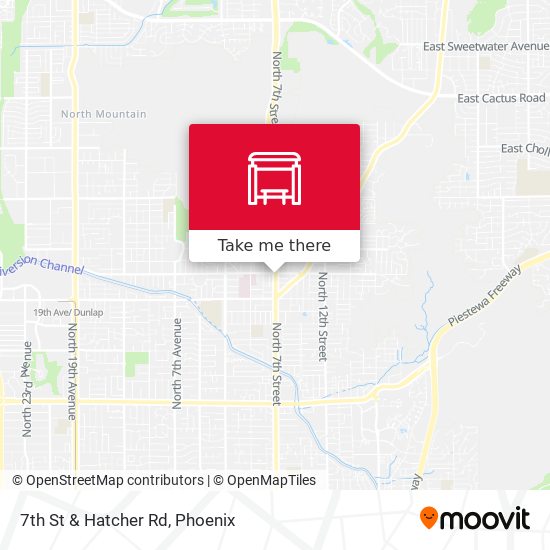 7th St & Hatcher Rd map