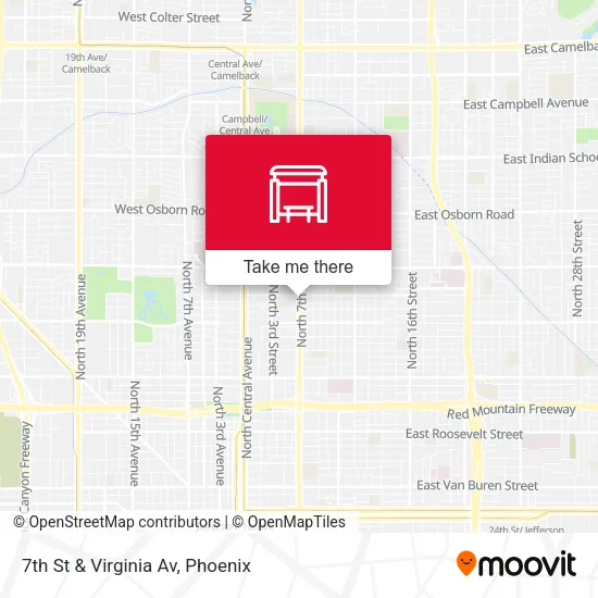 Mapa de 7th St & Virginia Av