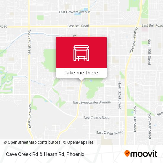 Mapa de Cave Creek Rd & Hearn Rd