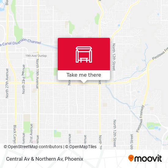Mapa de Central Av & Northern Av