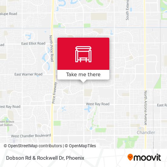 Mapa de Dobson Rd & Rockwell Dr