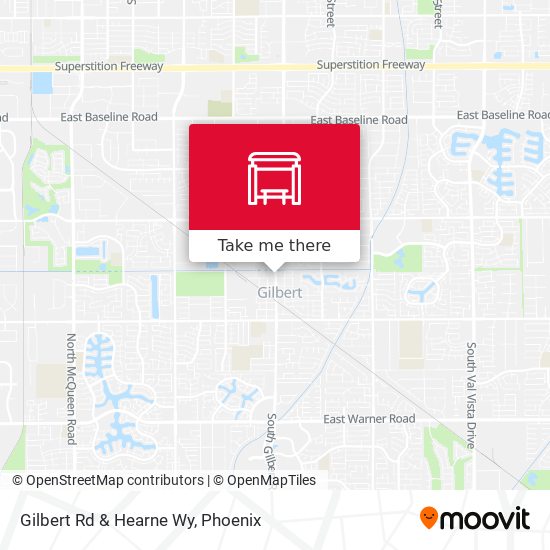 Gilbert Rd & Hearne Wy map