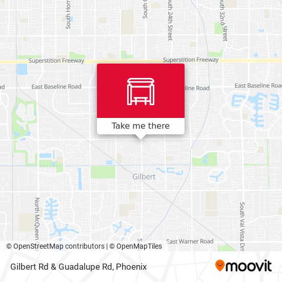 Mapa de Gilbert Rd & Guadalupe Rd