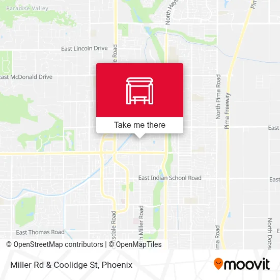 Miller Rd & Coolidge St map