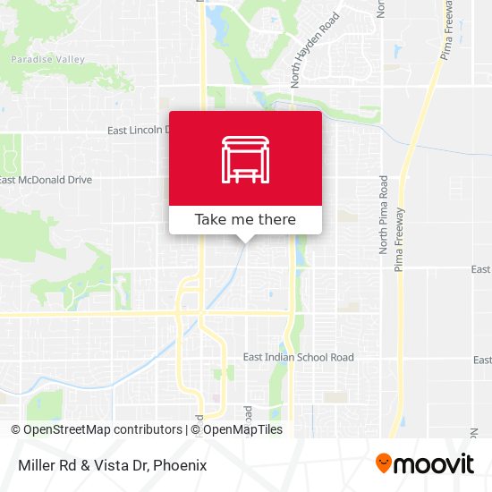 Mapa de Miller Rd & Vista Dr