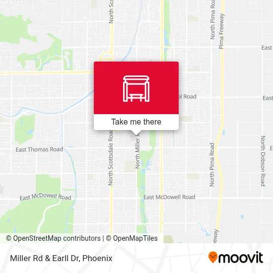 Miller Rd & Earll Dr map