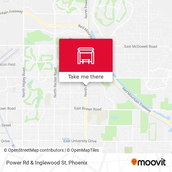 Power Rd & Inglewood St map