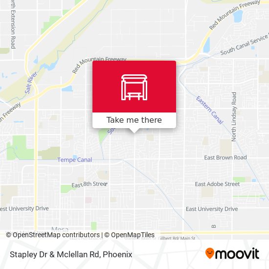 Stapley Dr & Mclellan Rd map