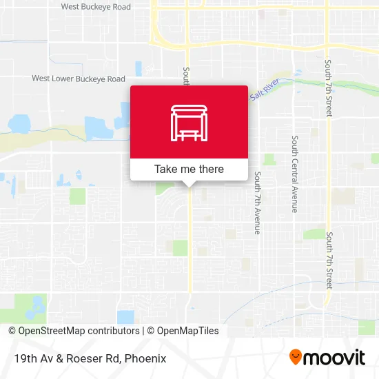 19th Av & Roeser Rd map
