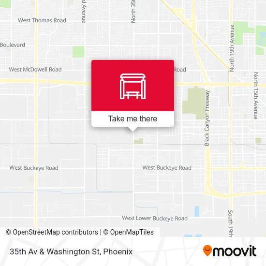 35th Av & Washington St map