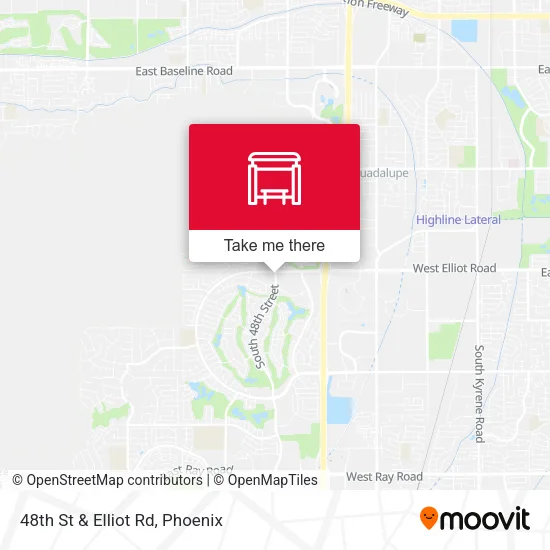 Mapa de 48th St & Elliot Rd