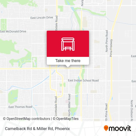 Mapa de Camelback Rd & Miller Rd