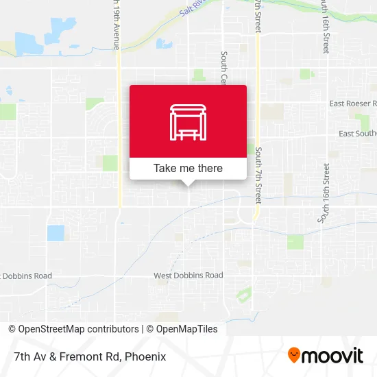 7th Av & Fremont Rd map