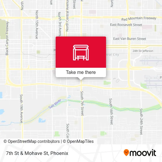 Mapa de 7th St & Mohave St