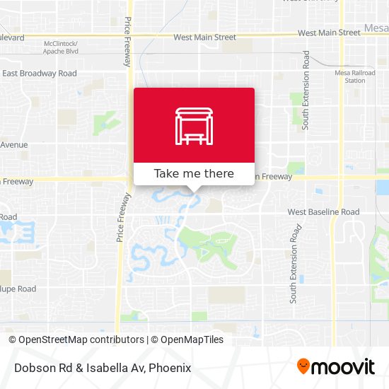 Mapa de Dobson Rd & Isabella Av