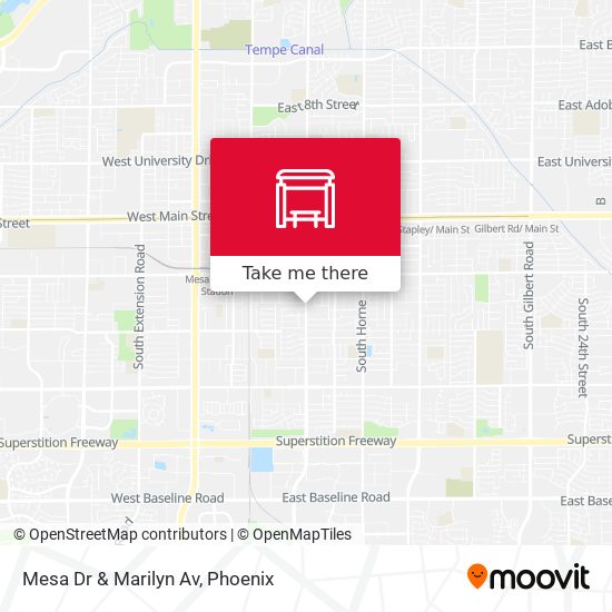 Mapa de Mesa Dr & Marilyn Av