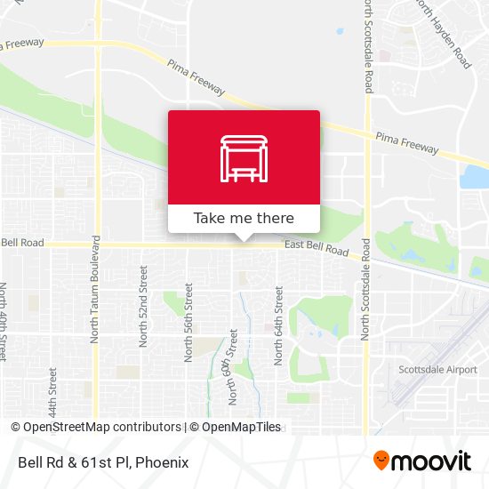 Mapa de Bell Rd & 61st Pl