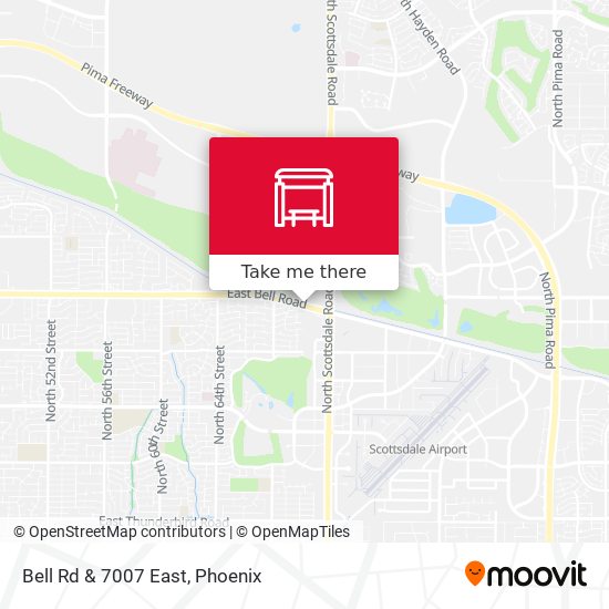 Mapa de Bell Rd & 7007 East