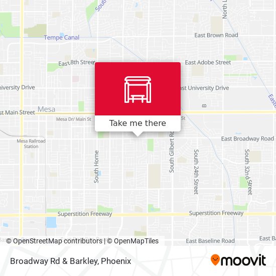 Mapa de Broadway Rd & Barkley