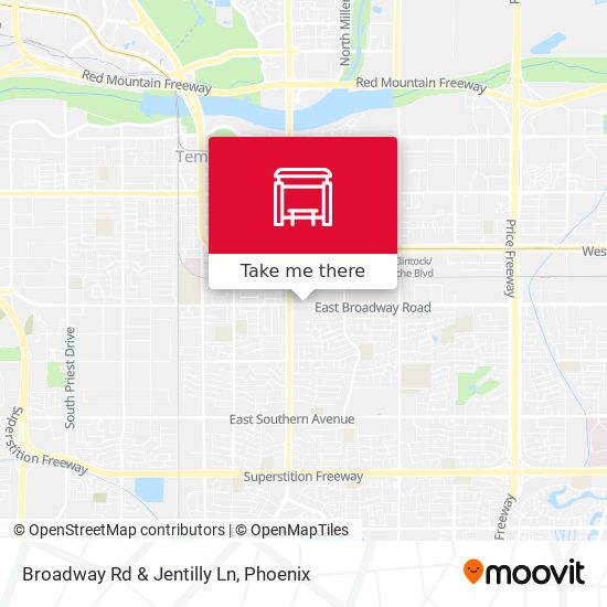 Broadway Rd & Jentilly Ln map