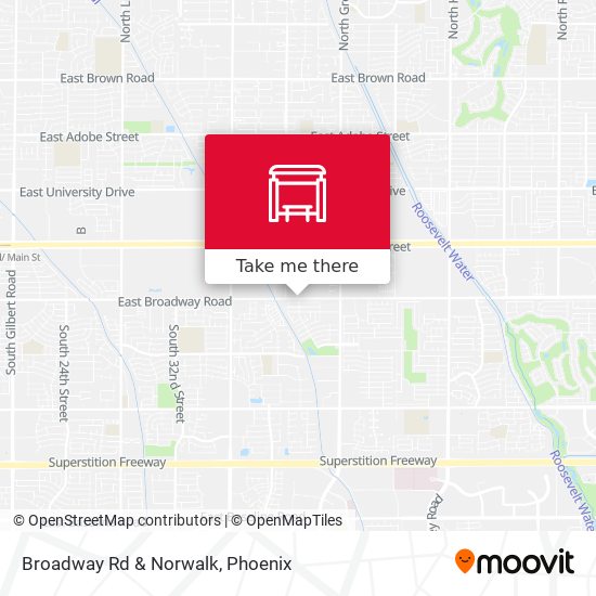 Mapa de Broadway Rd & Norwalk