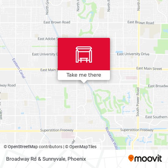Broadway Rd & Sunnyvale map