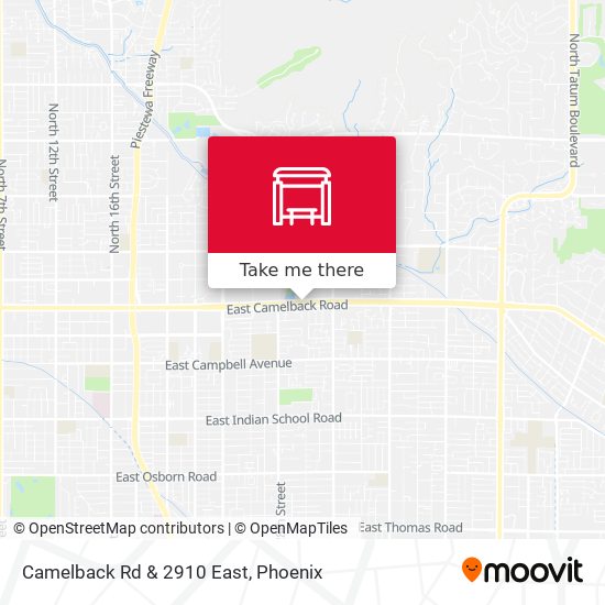 Camelback Rd & 2910 East map