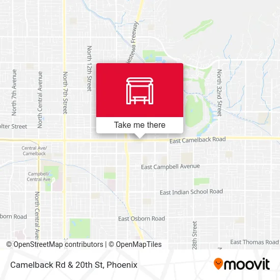 Camelback Rd & 20th St map