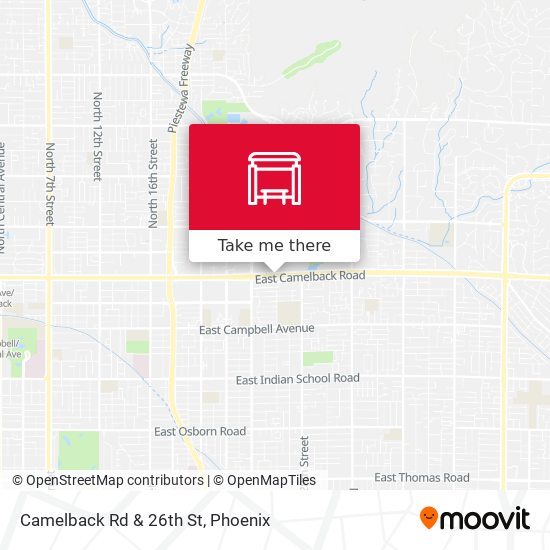 Camelback Rd & 26th St map