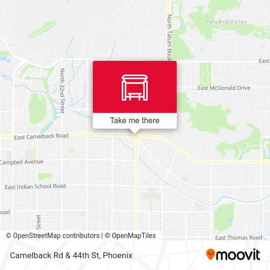 Camelback Rd & 44th St map