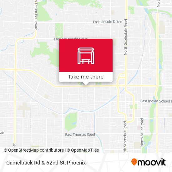 Camelback Rd & 62nd St map