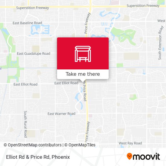 Elliot Rd & Price Rd map