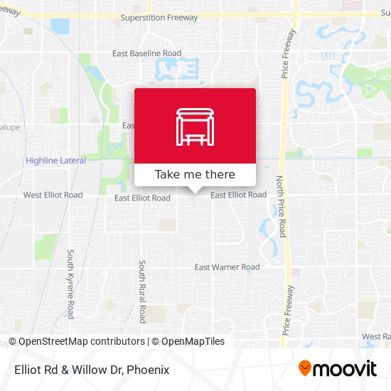 Elliot Rd & Willow Dr map